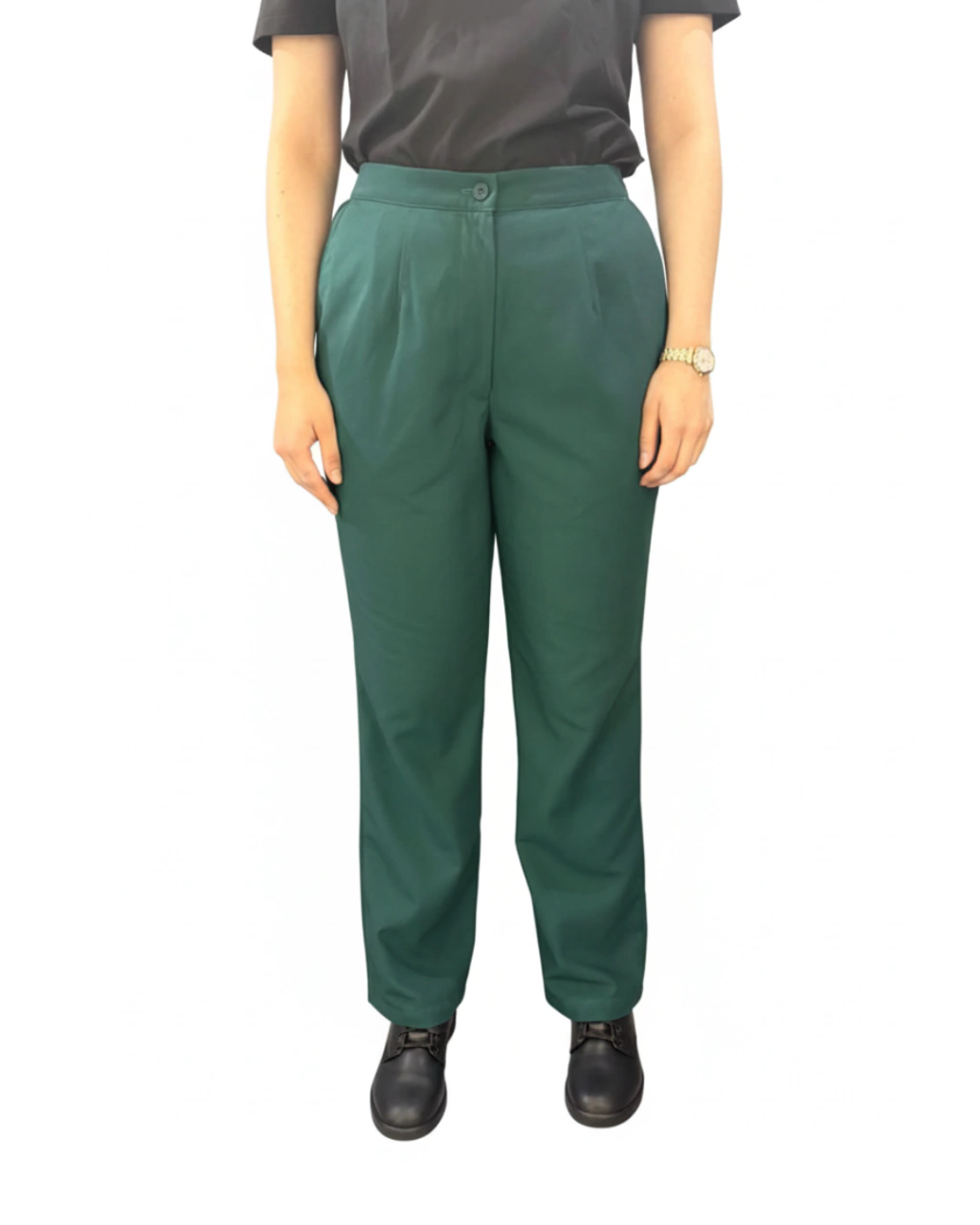 Pantalón Pretina con Resorte Verde Tergal para mujer Unimagda