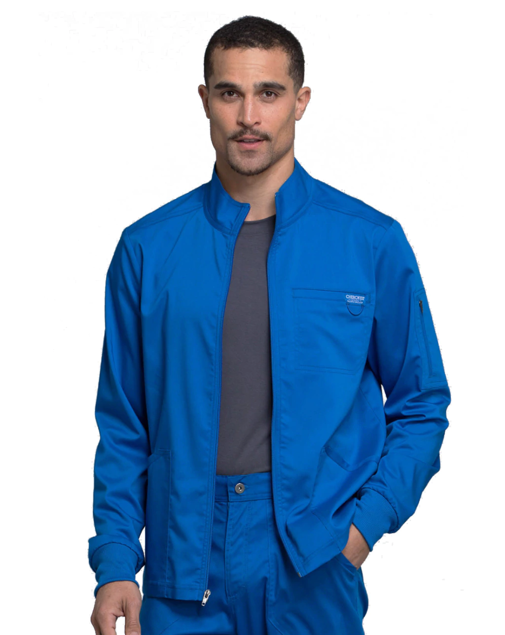 Conjunto azul rey caballero