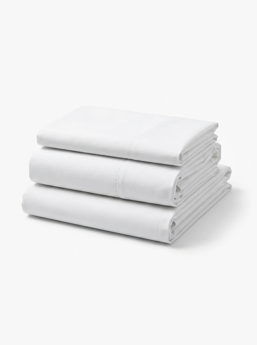 Sábanas para cama hospitalaria blancas — Unimagda